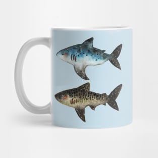 Two Sharks Mug